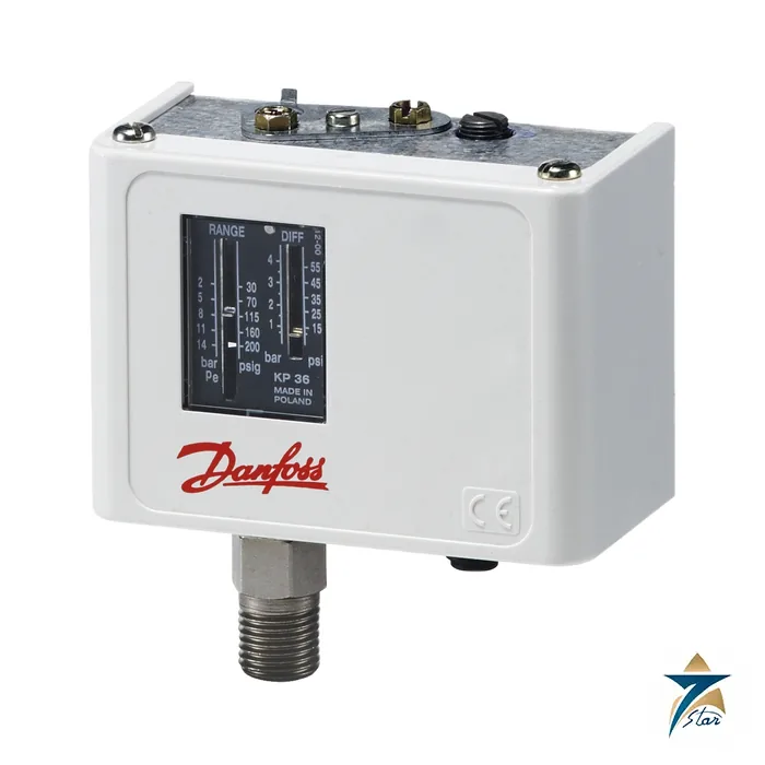 dan-181884 Danfoss KP 37 pressure switch with G 1/2 connection (official image of the type)