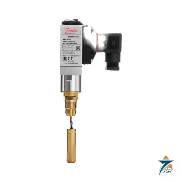 Danfoss MBC 8100 thermostat with rigid sensor (official image of the MBC 8100 type)