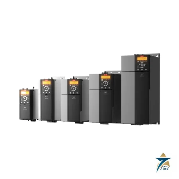 Danfoss VLT Midi Drive FC 280 range of K-frame drives (family image, 1.5 kW drive 134U7731)
