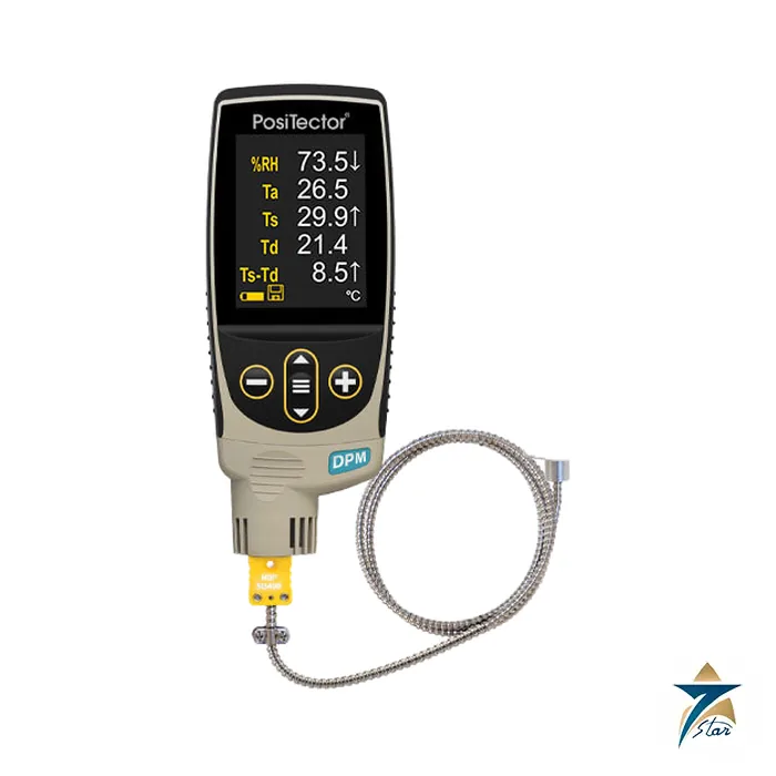 defelsko-positector-dpm DeFelsko PosiTector DPM dew point meter with cabled surface sensor