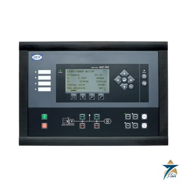 DEIF AGC 200 automatic genset controller front panel