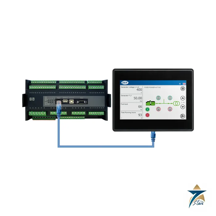 deif-agc4mk2 DEIF AGC-4 Mk II controller with TDU touch display