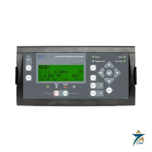 DEIF GPC-3 generator paralleling controller with display