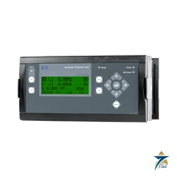DEIF GPU-3 generator protection unit with display