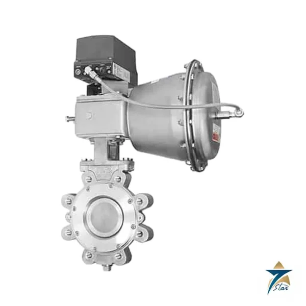 DeZURIK BHP high performance butterfly valve with spring diaphragm actuator