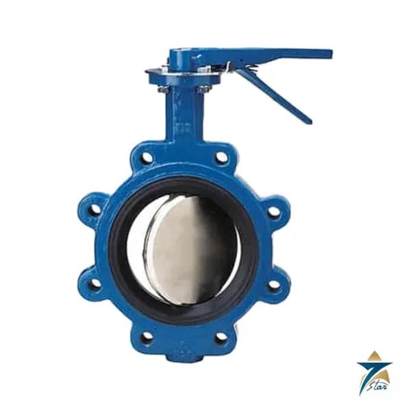 DeZURIK BOS-US lugged resilient seated butterfly valve with lever