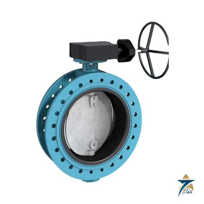 ebro-f012a EBRO F 012-A double flanged butterfly valve with gear operator
