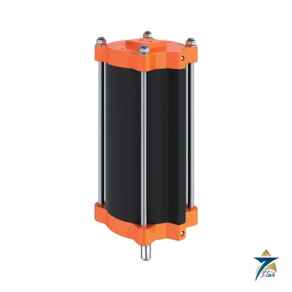 EBRO SC double-acting pneumatic linear actuator for knife gate valves