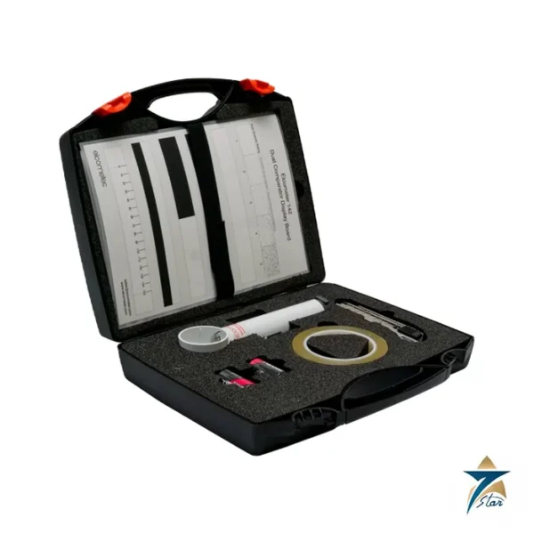 Elcometer 142 ISO 8502-3 dust tape test kit in case