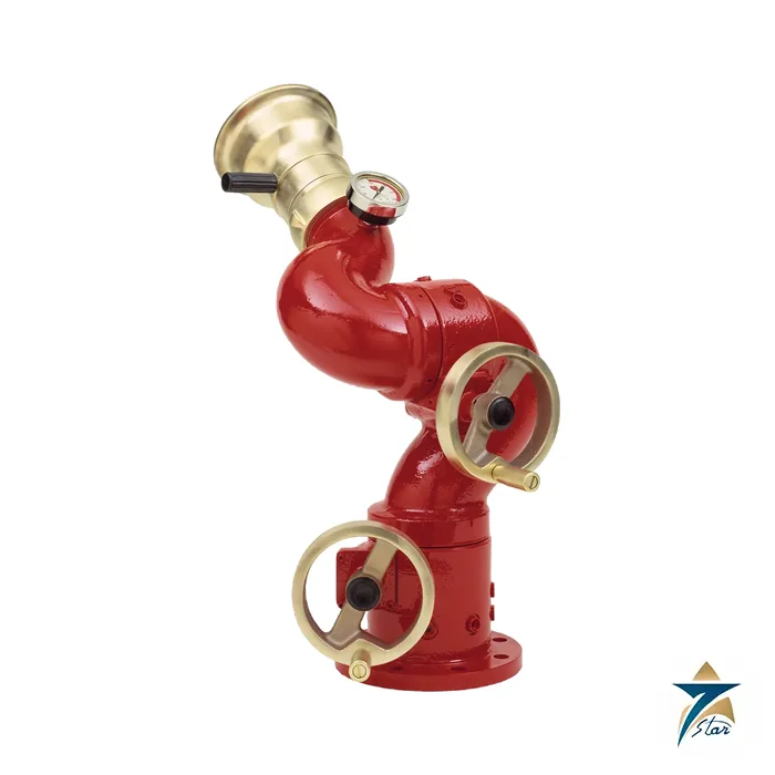 Elkhart Brass Spit-Fire 8394-02 dual handwheel fire monitor