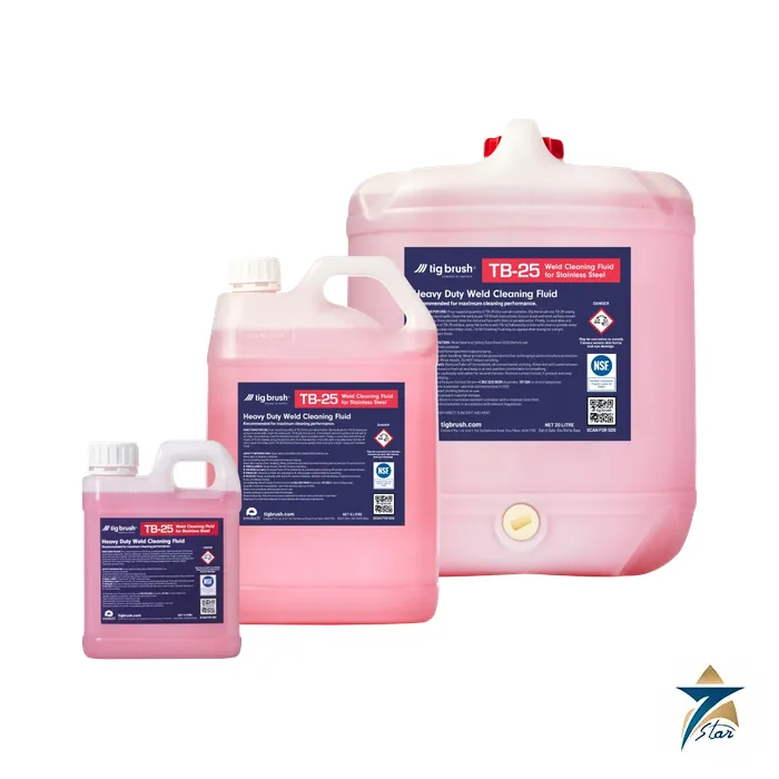 Ensitech TB-25 heavy-duty weld cleaning fluid containers