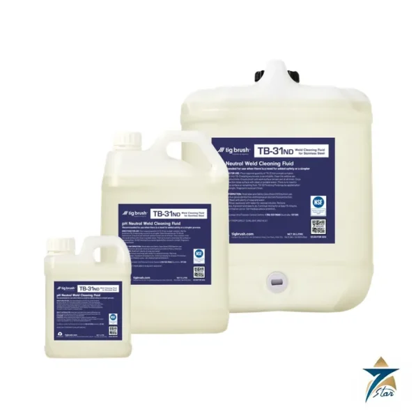 Ensitech TB-31ND pH neutral weld cleaning fluid containers