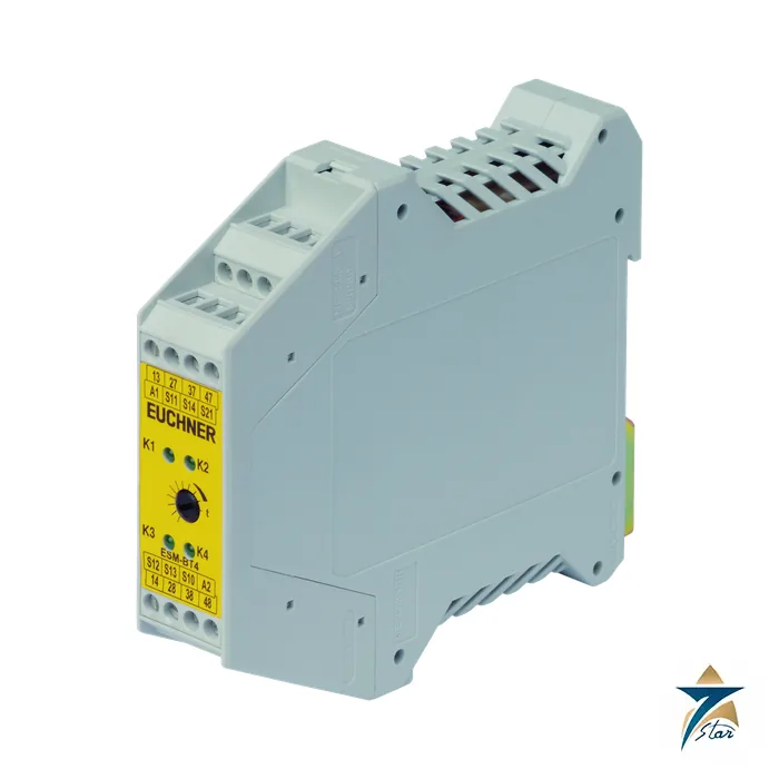 EUCHNER ESM-BT411 safety relay with adjustable time delay EUCHNER ESM-BT411 safety relay with adjustable time delay
