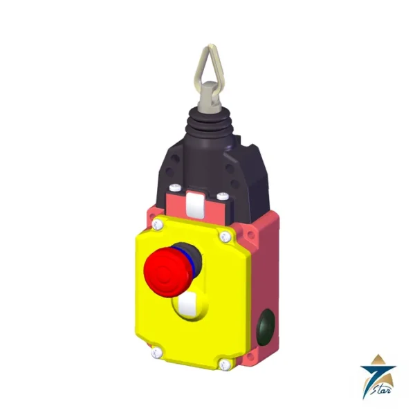 EUCHNER RPS-M rope pull switch with emergency stop button