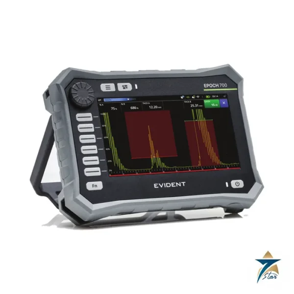 Evident EPOCH 700 conventional ultrasonic flaw detector with stand