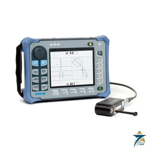 Evident NORTEC 600 eddy current flaw detector with probe