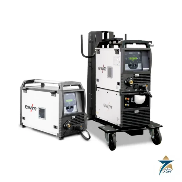 EWM Picomig 305 puls TKM pulse MIG/MAG welding machine on Trolly