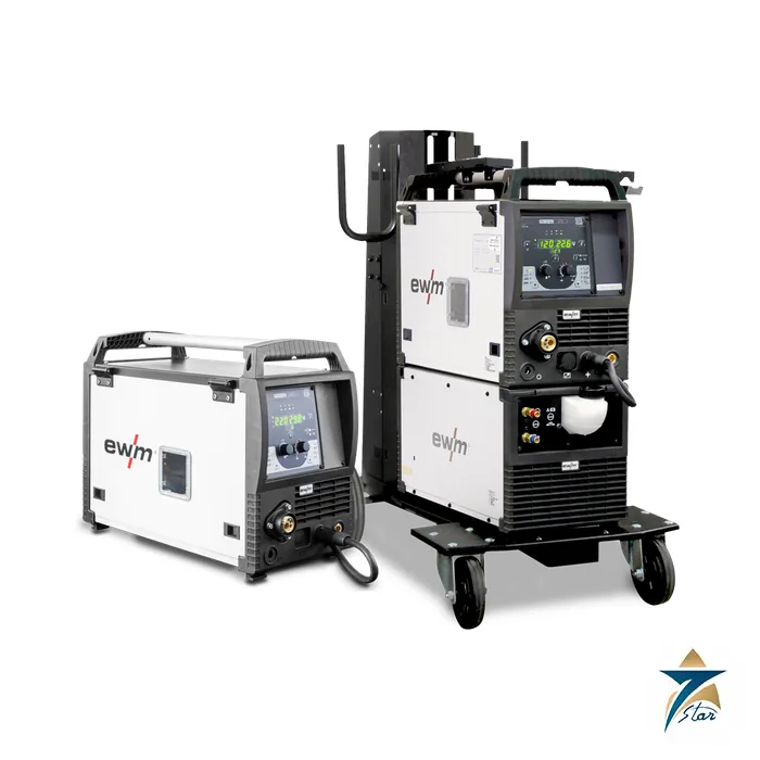 EWM Picomig 305 puls TKM pulse MIG/MAG welding machine on Trolly EWM Picomig 305 puls TKM pulse MIG/MAG welding machine on Trolly