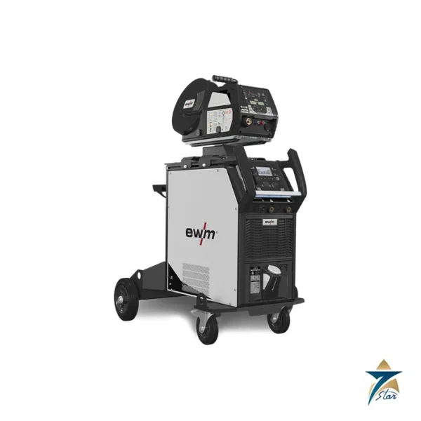 EWM Titan XQ 400 puls D decompact MIG/MAG welding machine with Drive XQ wire feeder