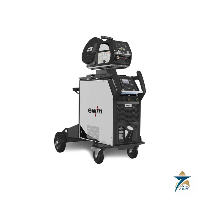 EWM Titan XQ 400 puls D decompact MIG/MAG welding machine with Drive XQ wire feeder