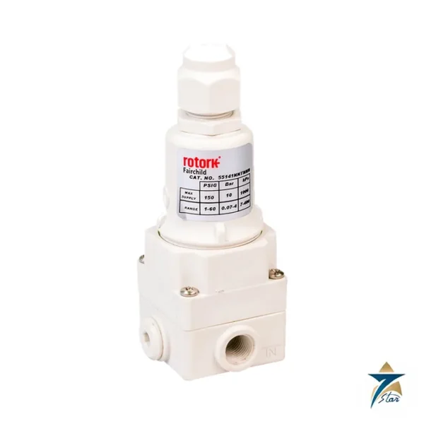 Rotork Fairchild Model 55 miniature polymer precision regulator