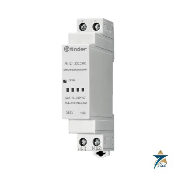 Finder 78.12.1.230.2400 24 V 12 W power supply