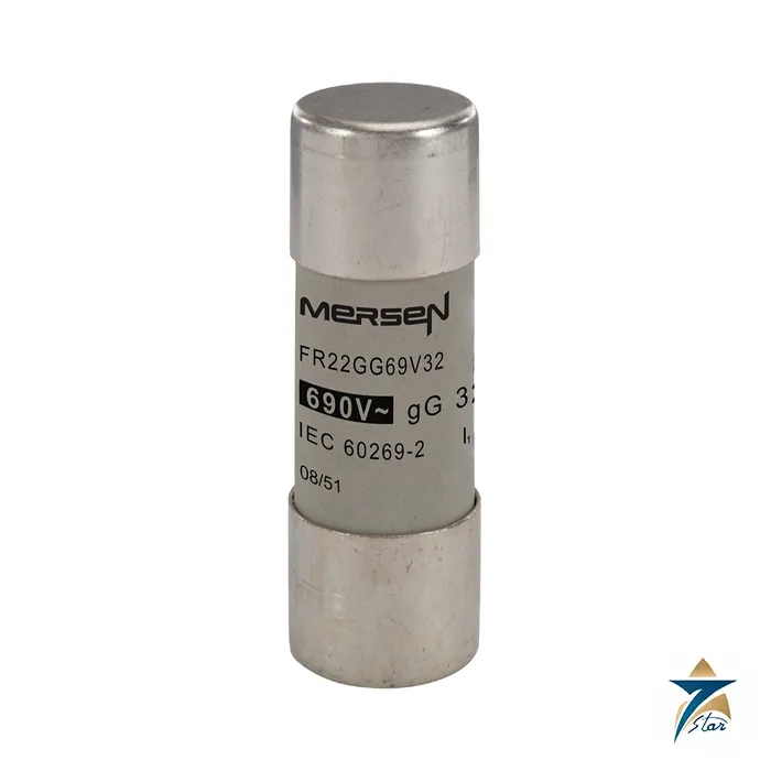 fr22gg69v32-mersen Mersen FR22GG69V32 22x58 gG 32A cylindrical fuse-link