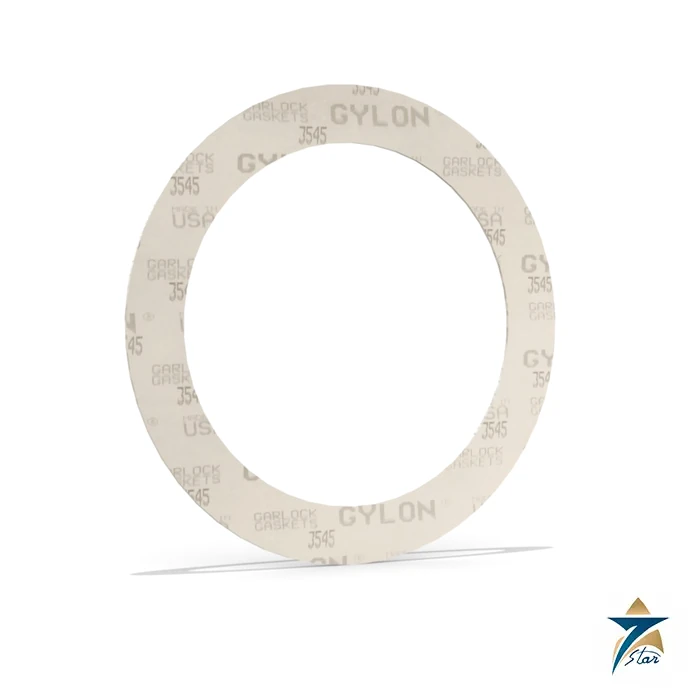 garlock-3545 Garlock GYLON Style 3545 white microcellular PTFE ring gasket