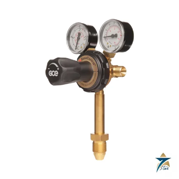 GCE BASECONTROL cylinder regulator with two gauges