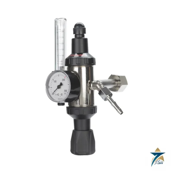 GCE ECOSAVER+ shielding gas regulator with flowmeter