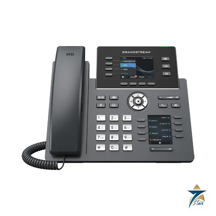 Grandstream GRP2614 4-line carrier-grade IP phone with dual colour screens Grandstream GRP2614 4-line carrier-grade IP phone with dual colour screens