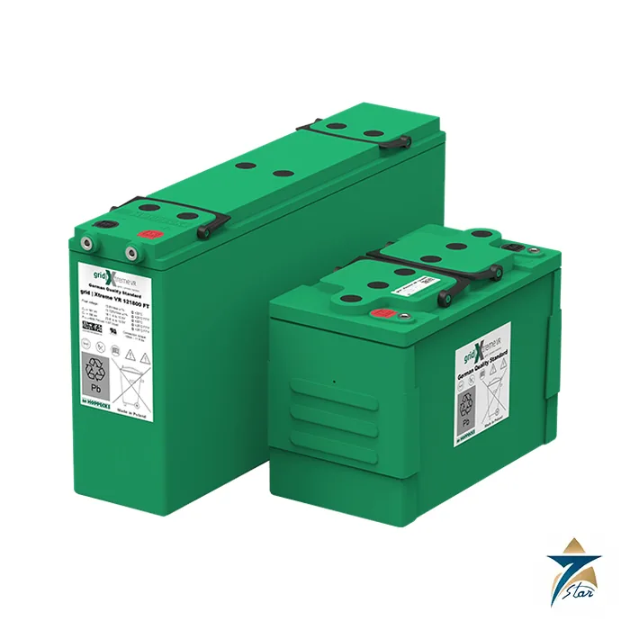 HOPPECKE grid Xtreme VR FT green series front terminal battery family photo (121500 FT is one type of the range)