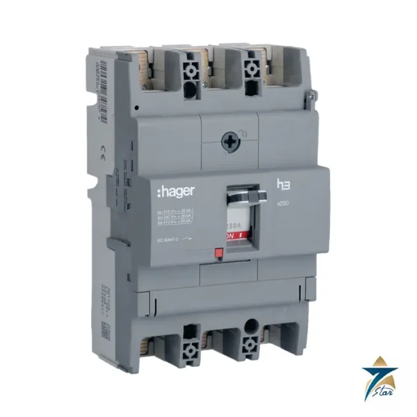 Hager HHB250Z x250 3P 250 A moulded case circuit breaker