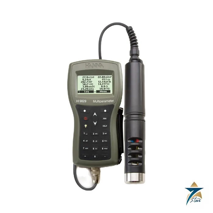 hanna-hi9829 Hanna HI9829 multiparameter water quality meter with probe