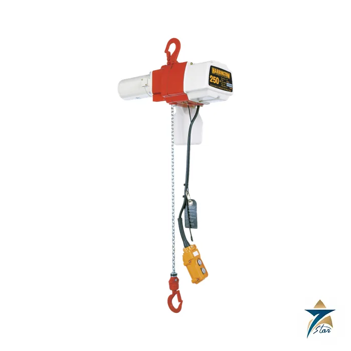 harrington-ED-DS Harrington ED250DS dual speed single-phase electric chain hoist with pendant