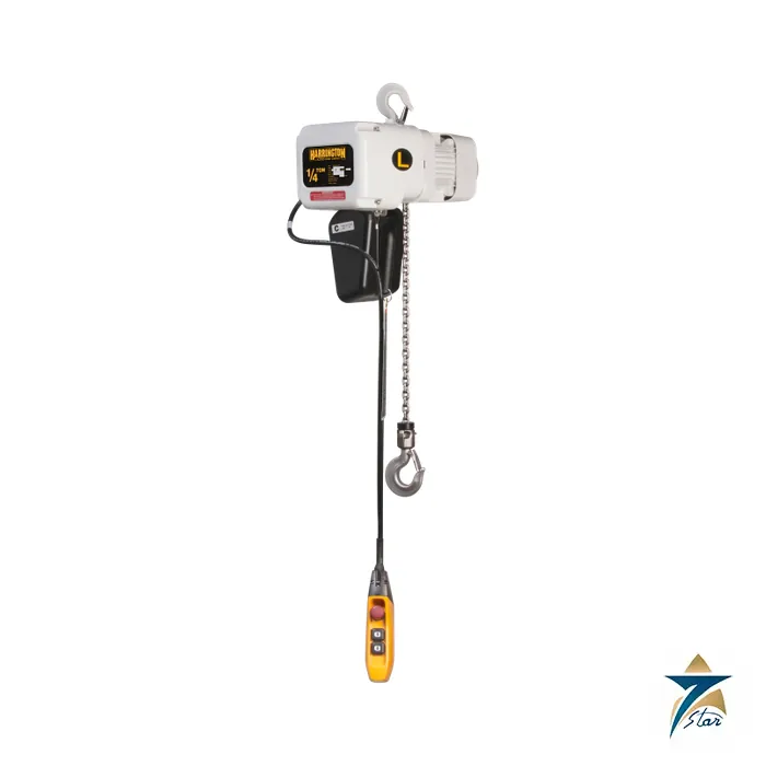 harrington-NER-ER Harrington NER/ER electric chain hoist with pendant and bottom hook