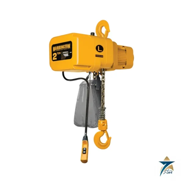Harrington RNER2 Class II Division 2 electric chain hoist with pendant