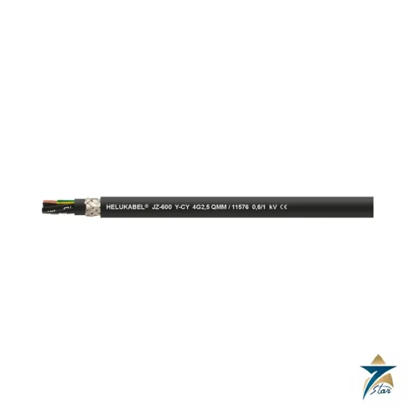 Helukabel JZ-600-Y-CY screened PVC control cable