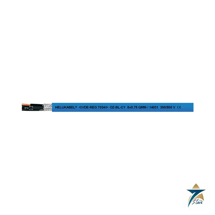 Helukabel OZ-BL-CY blue screened control cable