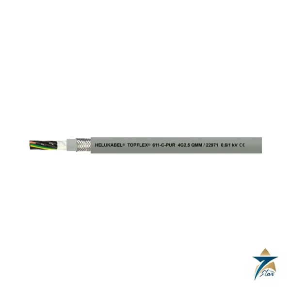 Helukabel TOPFLEX 611-C-PUR screened PUR motor cable