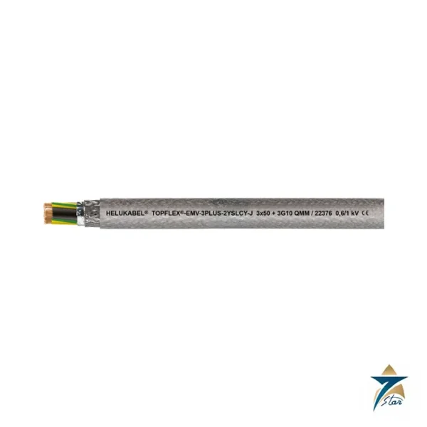 Helukabel TOPFLEX-EMV-3-PLUS-2YSLCY-J VFD motor cable