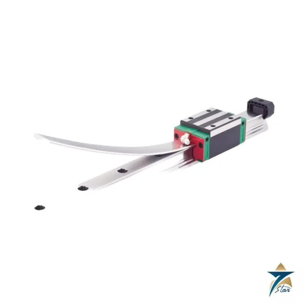 HIWIN CG series linear guideway block with stainless cover strip on rail