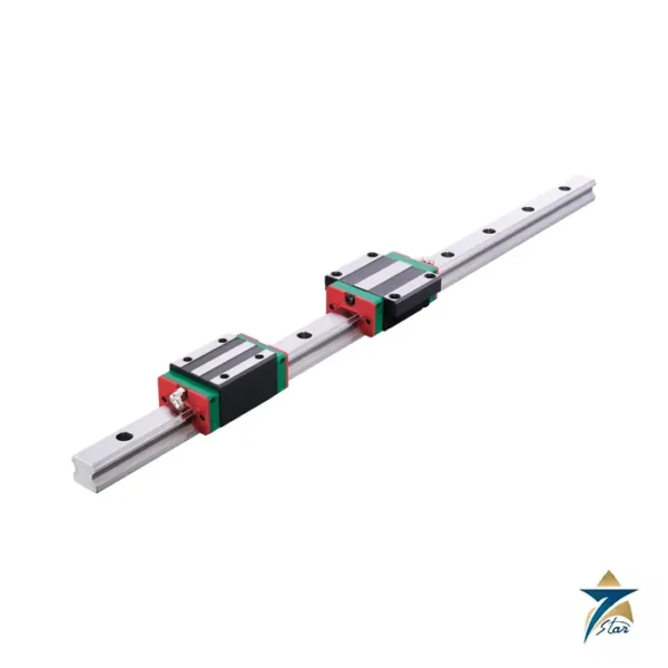 HIWIN HG series heavy load linear guideway blocks on rail