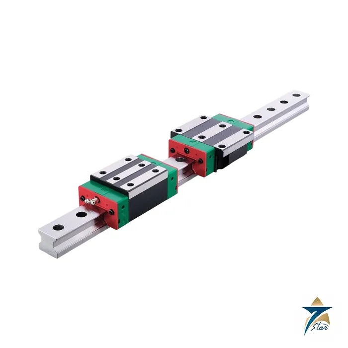 hiwin-rg HIWIN RG series roller type linear guideway blocks on rail