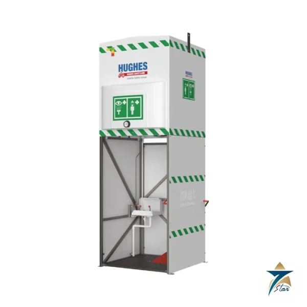 Hughes EXP-J-14KS/1500 jacketed 1500 L tank fed safety shower