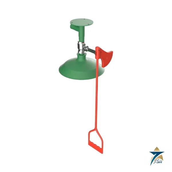 Hughes LAB-23GS/V ceiling mounted laboratory safety shower