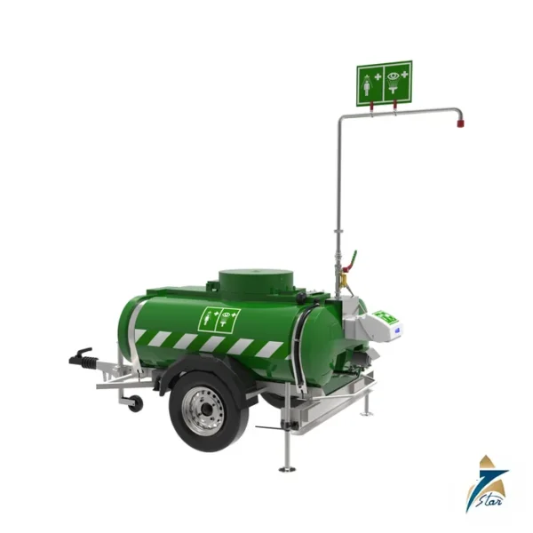 Hughes STD-MH-P-1200L towable heated mobile safety shower