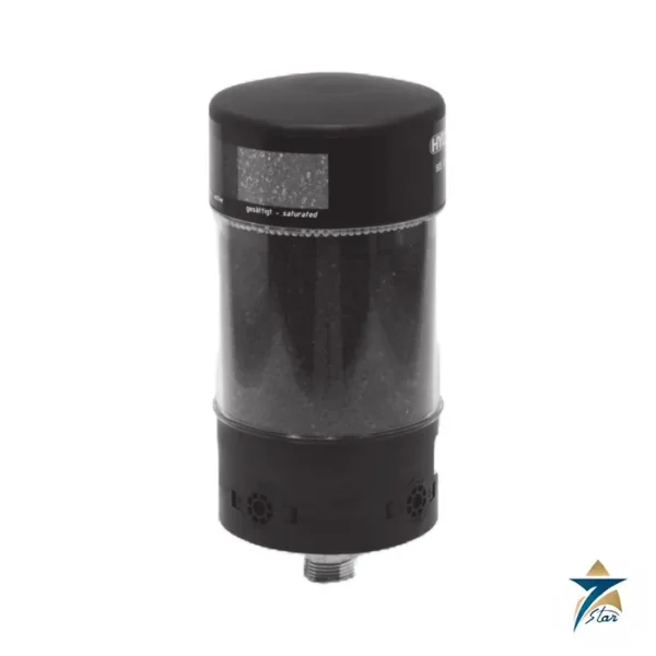 Hydac BDE breather dryer with transparent desiccant cartridge