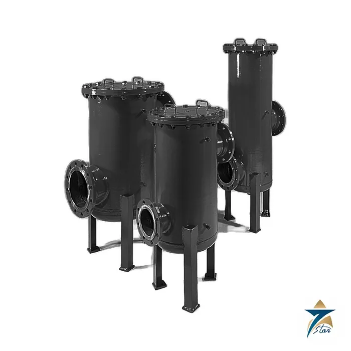 hydac-rfl-welded-inline-filter Hydac RFL welded steel inline filter vessels on stands