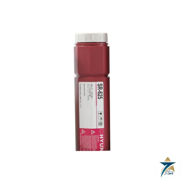 Hyundai SR-625 ENiCrMo-3 Nickel Alloy 625 Welding Electrode Supplied by Seven Star LLC